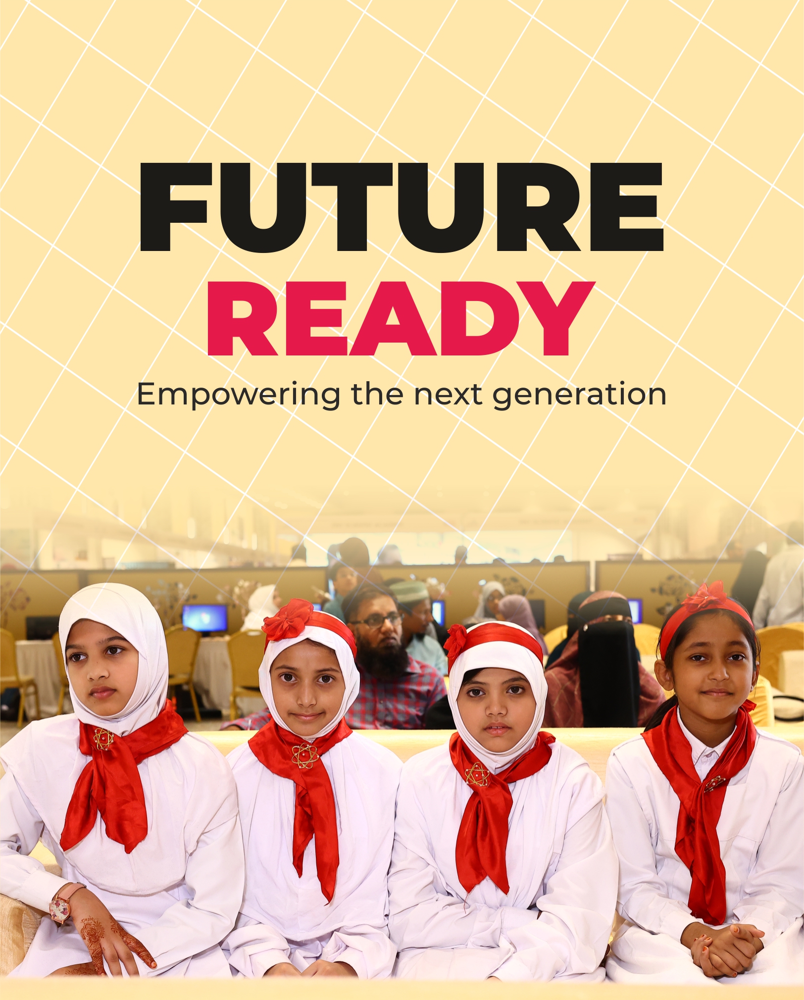 Students at Hyderabad Education Expo